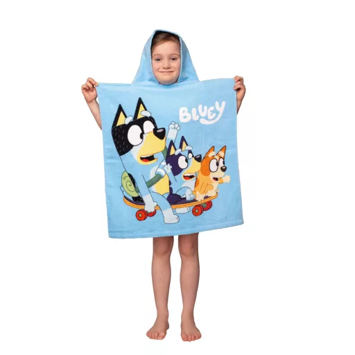 Bluey Skate strand törölköző poncsó 50x115cm