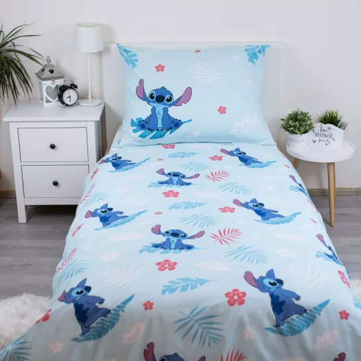 Disney Lilo és Stitch, A csillagkutya Blue ágyneműhuzat 140×200cm, 70×90 cm