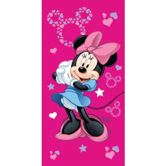   Disney Minnie Pink Star fürdőlepedő, strand törölköző 70x140cm