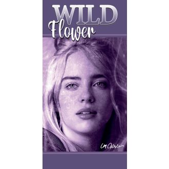   Billie Eilish Wild Flower fürdőlepedő, strand törölköző 70x140cm