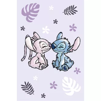   Disney Lilo és Stitch, A csillagkutya Purple polár takaró 100x150cm