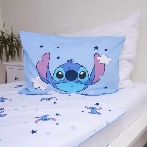 Disney Lilo és Stitch, A csillagkutya Clouds gyerek, ovis ágyneműhuzat 100×135 cm, 40×60 cm