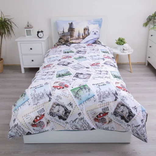 Harry Potter Hedwig Fly ágyneműhuzat 140×200cm, 70×90 cm