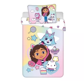   Gabi babaháza Sugar Dream gyerek, ovis ágyneműhuzat 100×135cm, 40×60 cm