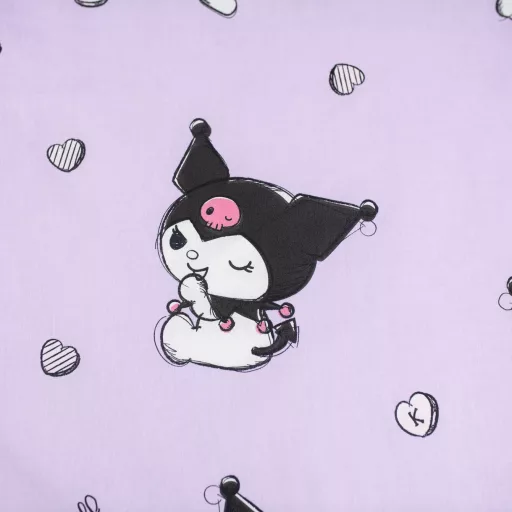 Hello Kitty Kuromi Be Yourself ágyneműhuzat 140×200cm, 70×90 cm