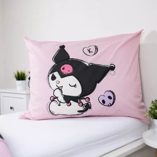 Hello Kitty Kuromi Be Yourself ágyneműhuzat 140×200cm, 70×90 cm