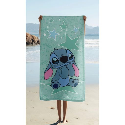 Disney Lilo és Stitch, A csillagkutya Starstitch fürdőlepedő, strand törölköző 70x140cm