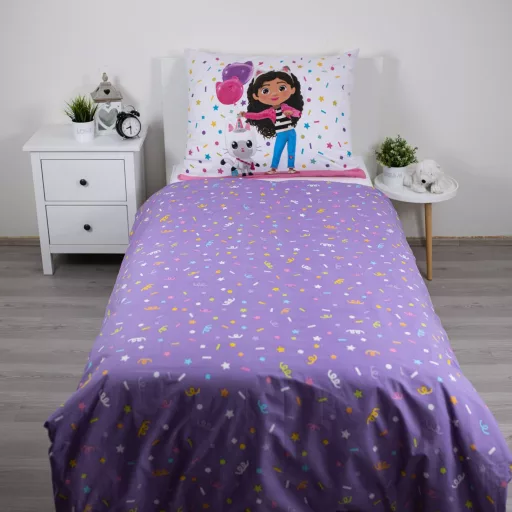 Gabi babaháza Confetti ágyneműhuzat 140×200cm, 70×90 cm