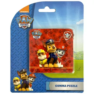 Mancs Őrjárat Red puzzle radír szett