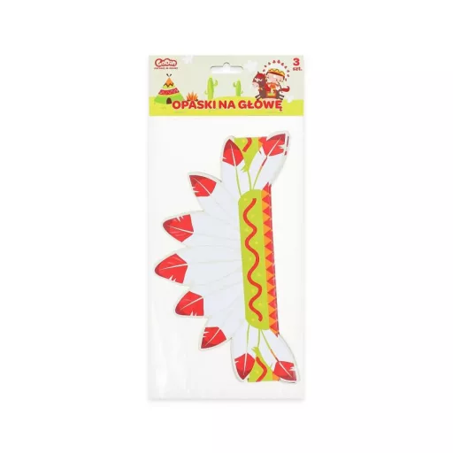 Indian Party, Indián fejpánt 3 db-os