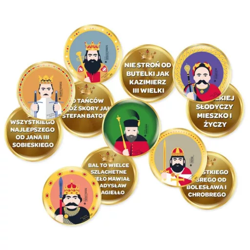 Királyok Royal konfetti kilövő 30 cm