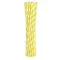 Sárga Yellow Stripes rugalmas papír szívószál 12 db-os
