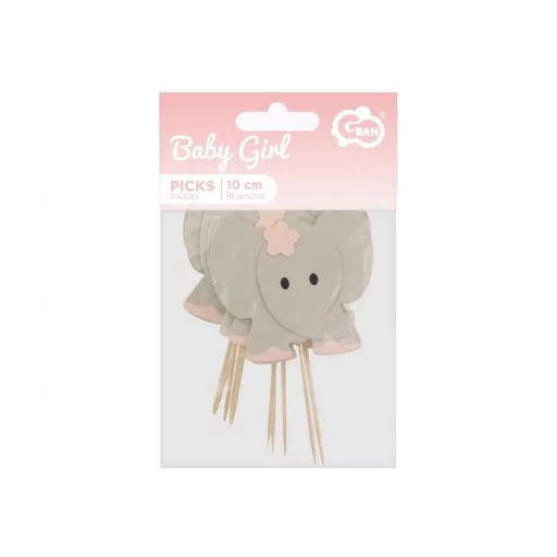 Elefánt Pink díszítő pálca 10 db-os