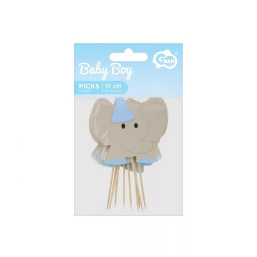 Elefánt Blue díszítő pálca 10 db-os