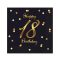 Happy Birthday 18 B&C Gold szalvéta 20 db-os 33x33 cm