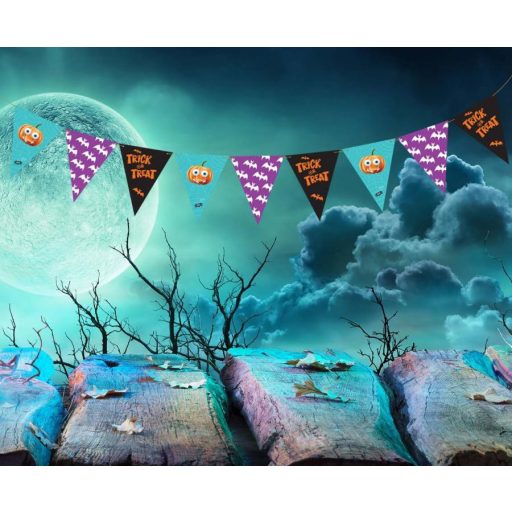 Halloween Boo zászlófüzér 250 cm