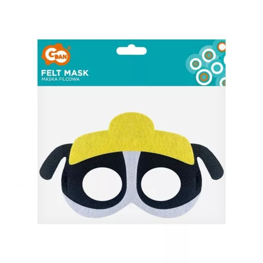 Kutyás Dog Brigade Black filc maszk 18 cm