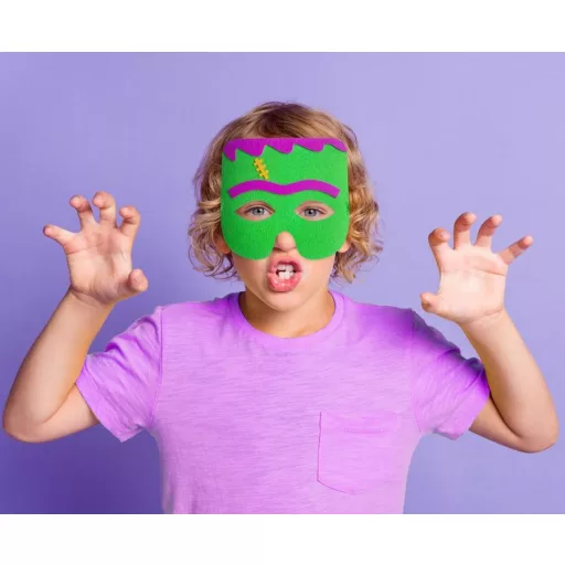 Szörny Green filc maszk 18 cm