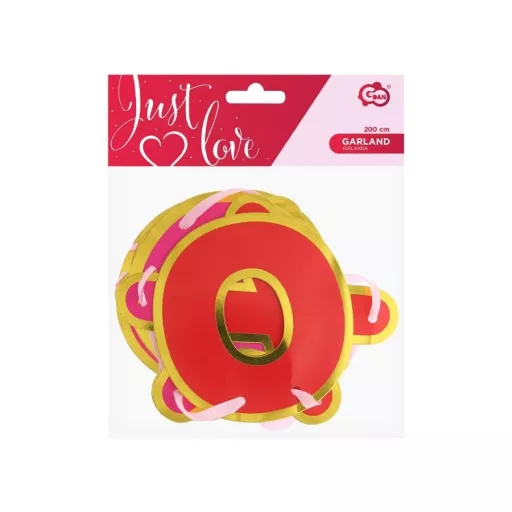 Szerelem XOXO felirat 200 cm