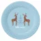 Karácsonyi Hello Winter Blue papírtányér 6 db-os 18 cm