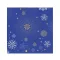 Karácsonyi Navy Blue Snowflakes szalvéta 20 db-os 33x33 cm