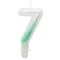Fehér-Zöld 7-es Ombre számgyertya, tortagyertya