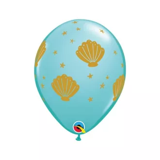 Kagyló Sea léggömb, lufi 6 db-os 11 inch (28 cm)