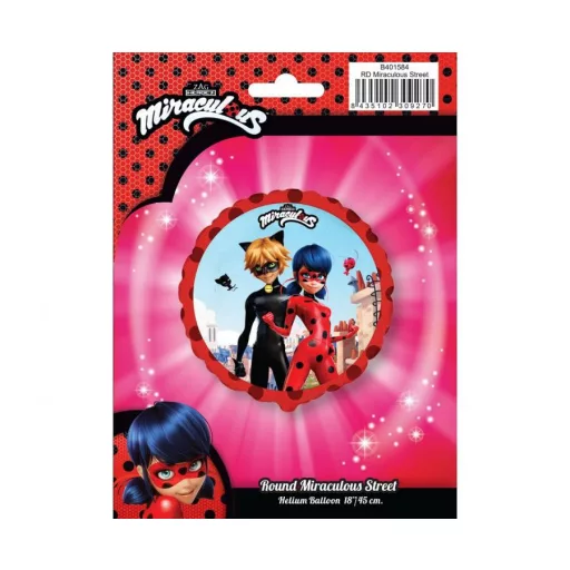 Katicabogár és Fekete macska kalandjai Street fólia lufi 45 cm