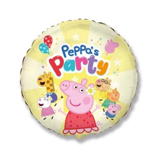 Peppa malac Yellow fólia lufi 48 cm (WP)