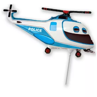 Helikopter Police fólia lufi 36 cm (WP)