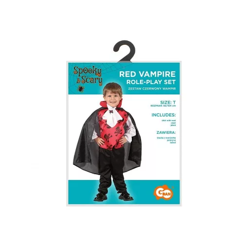 Vámpír Red jelmez 92/104 cm