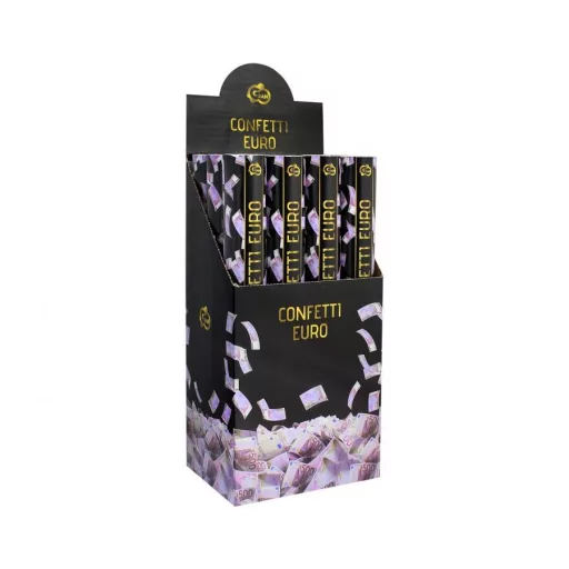 Euro Money konfetti kilövő 40 cm