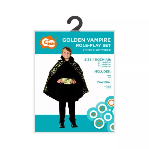 Vámpír Golden jelmez 130/140 cm