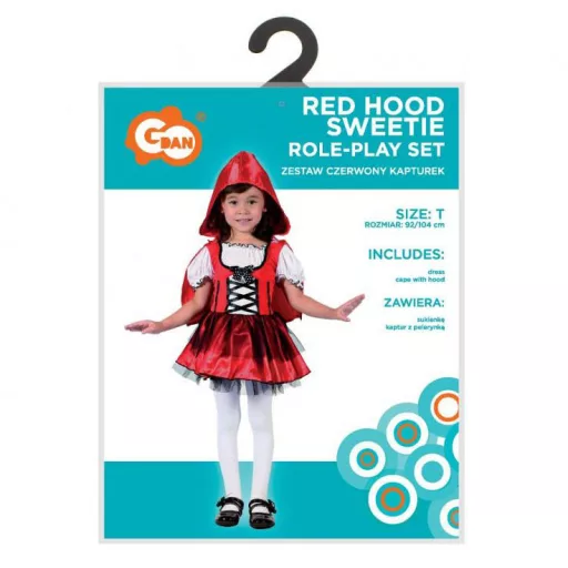 Piroska Red Hood Sweetie jelmez 92/104 cm