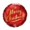Karácsonyi Merry Christmas Red fólia lufi 46 cm