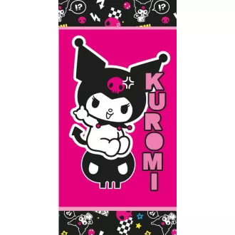   Hello Kitty Kuromi Rebel fürdőlepedő, strand törölköző 70x140 cm (Fast Dry)