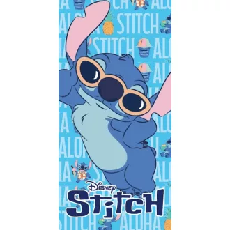   Disney Lilo és Stitch, A csillagkutya Cool Aloha fürdőlepedő, strand törölköző 70x140 cm (Fast Dry)