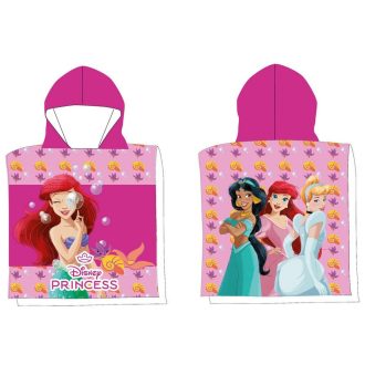   Disney Hercegnők Royal Sparkle strand törölköző poncsó 50x100 cm (Fast Dry)