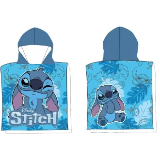   Disney Lilo és Stitch, A csillagkutya Sweet Wink strand törölköző poncsó 50x100 cm (Fast Dry)