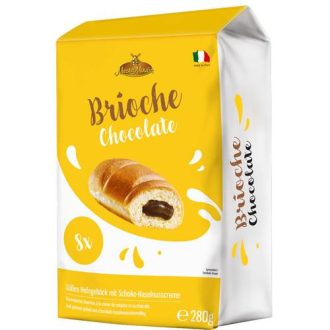 Brioche csokoládéval töltött péksütemény