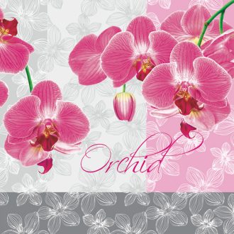 Orchidea Romantic szalvéta 20 db-os 33x33 cm