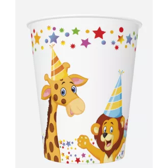 Happy Birthday Star papír pohár 8 db-os 250 ml