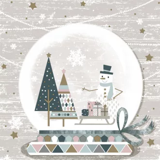 Karácsonyi Glassball szalvéta 20 db-os 33x33 cm