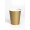 Színes Gold papír pohár 8 db-os 250 ml