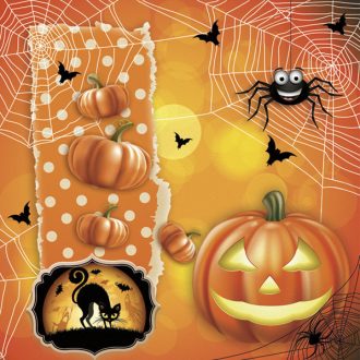 Halloween Scary szalvéta 20 db-os 33x33 cm