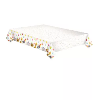 Happy Birthday Star papír asztalterítő 120x180 cm