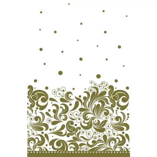 Díszes Gold papír asztalterítő 120x180 cm