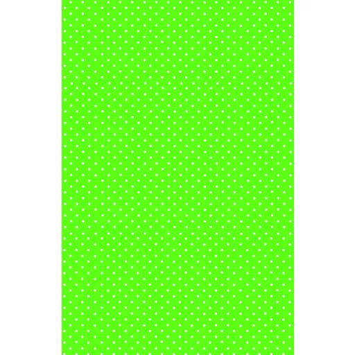 Zöld White Dots papír asztalterítő 120x180 cm