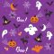 Halloween Graphics on Purple szalvéta 20 db-os 33x33 cm