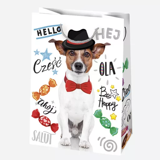 Happy Birthday Friends papír ajándéktasak, ajándékzacskó 23x32x11 cm